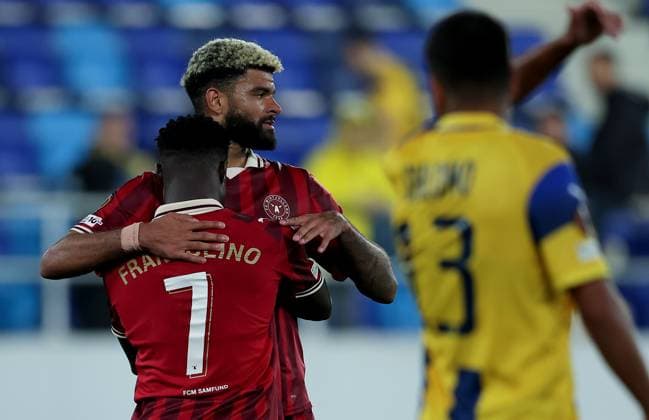 Maccabi Tel-Aviv v Midtjylland, UEFA Europa League 2025 2026 Backa Topola, Serbia. 23rd October 2025. Midtjylland s Philip Billing celebrates his goal during the UEFA Europa League football match between Maccabi Tel-Aviv and Midtjylland in Backa Topola, Serbia on Oct. 23, 2025. Backa Topola Serbia Copyright: xPedjaxMilosavljevic STARSPORTx x
