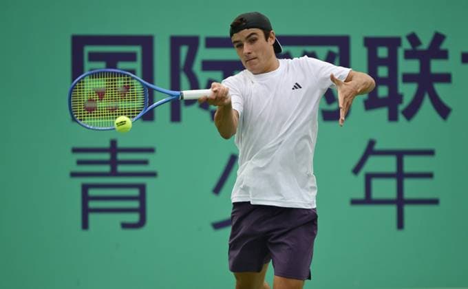 2025 ITF World Tennis Tour Junior Finals Chengdu , China Andres Santamarta Roig (ESP) vs Max Schoenhaus (GER)