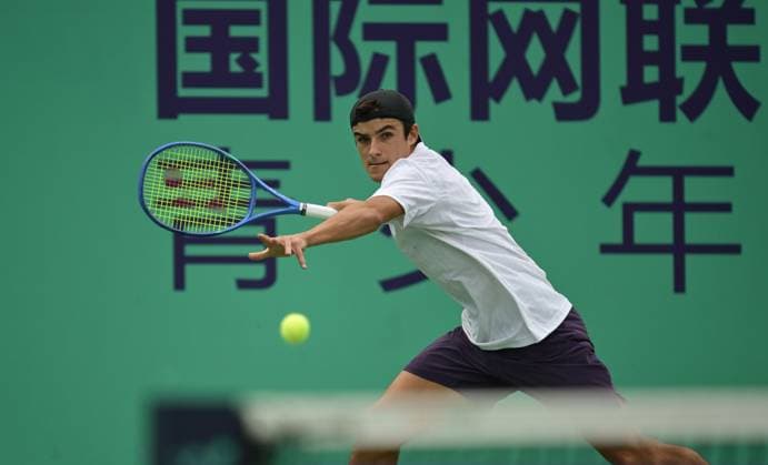 2025 ITF World Tennis Tour Junior Finals Chengdu , China Andres Santamarta Roig (ESP) vs Max Schoenhaus (GER)