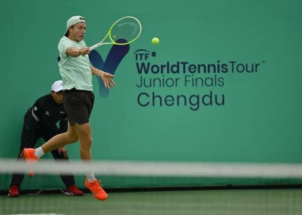 2025 ITF World Tennis Tour Junior Finals Chengdu , China Andres Santamarta Roig (ESP) vs Max Schoenhaus (GER)