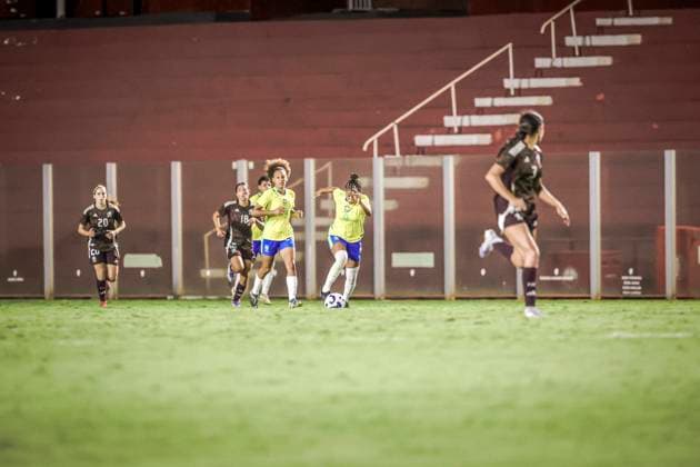 Amistoso Feminino Sub20 Brasil x México GOIÃ¢NIA, GO - 23.10.2025: AMISTOSO FEMININO SUB20 BRASIL X MÃ XICO - Friendly match between the Brazilian Women& 39;s Under-20 Team and the Mexican national team, Nationalteam held at the OnÃ sio Brasileiro Alvarenga Stadium in the city of Goiania GO, this Wednesday, 23rd. (Photo: Claudio Santos Fotoarena) x2829905x  ClaudioxSantos