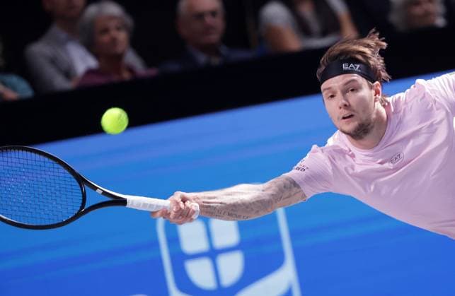TENNIS - ATP, Tennis Herren Erste Bank Open VIENNA,AUSTRIA,24.OCT.25 - TENNIS - ATP World Tour, Erste Bank Open. Image shows Alexander Bublik (KAZ).  GEPAxpictures xWalterxLuger