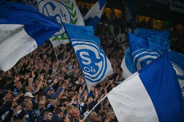 24.10.2025, Fussball, 2. Bundesliga, Saison 2025 2026, 10. Spieltag, FC Schalke 04 - SV Darmstadt, Fans FC Schalke 04, xRHR-FOTO YYx