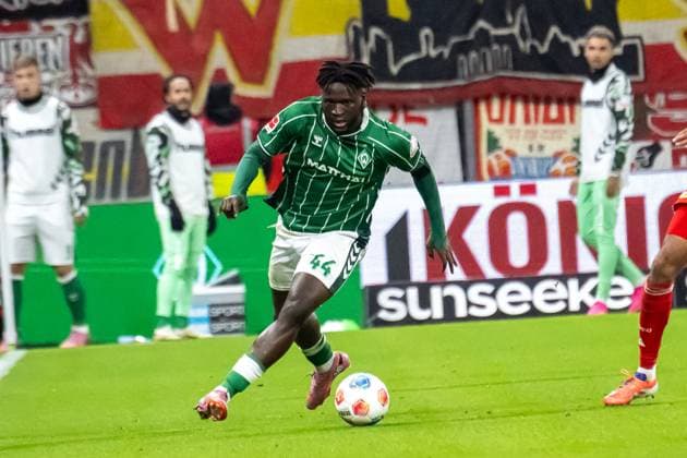 GER, 1. FBL, SV Werder Bremen vs Union Berlin 24.10.2025, Weserstadion, Bremen, GER, 1. FBL, SV Werder Bremen vs Union Berlin im Bild Victor Boniface (Werder Bremen 44);