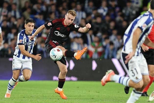 Spanish La Liga EA Sports soccer match between Real Sociedad and Sevilla at Reale Arena Stadium in San Sebastian, Spain 24 October 2025 900 Cordon Press  900 CordonxPress LOF - Real Sociedad vs Sevilla