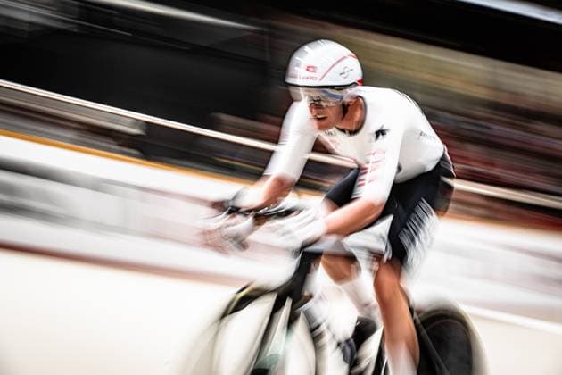 BOGLI Noah: UCI Track cycling, Rad, Radsport, Bahnrad, Bahn World Championships 2025 BOGLI Noah ( SUI ) Switzerland Querformat - quer - horizontal - Landscape - Event Veranstaltung: UCI Track Cycling World Championships 2025 - Category Kategorie: Cycling - Track Cycling World Championships - Elite Men - Location Ort: South America Chile - Santiago de Chile - Velodromo Parque Penalolen Instituto - Discipline: Points Race - Distance: 40 km - Date Datum: 24.10.2025 Thursday Day 3 -