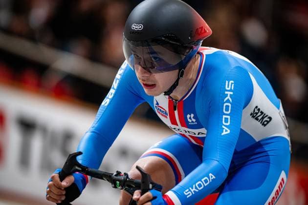 KOBLIZEK Matyas: UCI Track cycling, Rad, Radsport, Bahnrad, Bahn World Championships 2025 KOBLIZEK Matyas ( CZE ) Czech Republic Querformat - quer - horizontal - Landscape - Event Veranstaltung: UCI Track Cycling World Championships 2025 - Category Kategorie: Cycling - Track Cycling World Championships - Elite Men - Location Ort: South America Chile - Santiago de Chile - Velodromo Parque Penalolen Instituto - Discipline: Points Race - Distance: 40 km - Date Datum: 24.10.2025 Thursday Day 3 -