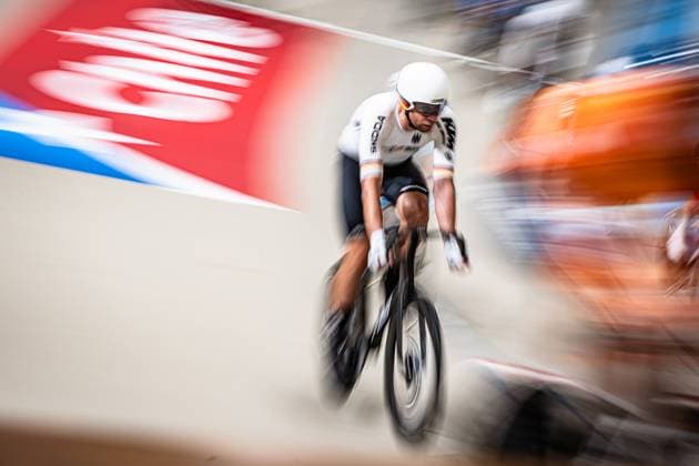 KLUGE Roger: UCI Track cycling, Rad, Radsport, Bahnrad, Bahn World Championships 2025 KLUGE Roger ( GER ) Germany Querformat - quer - horizontal - Landscape - Event Veranstaltung: UCI Track Cycling World Championships 2025 - Category Kategorie: Cycling - Track Cycling World Championships - Elite Men - Location Ort: South America Chile - Santiago de Chile - Velodromo Parque Penalolen Instituto - Discipline: Points Race - Distance: 40 km - Date Datum: 24.10.2025 Thursday Day 3 -