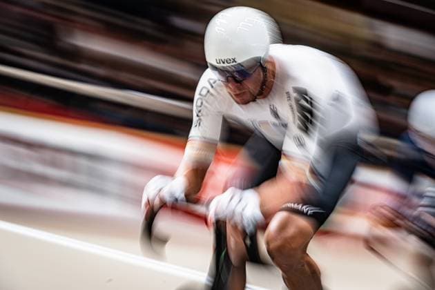 KLUGE Roger: UCI Track cycling, Rad, Radsport, Bahnrad, Bahn World Championships 2025 KLUGE Roger ( GER ) Germany Querformat - quer - horizontal - Landscape - Event Veranstaltung: UCI Track Cycling World Championships 2025 - Category Kategorie: Cycling - Track Cycling World Championships - Elite Men - Location Ort: South America Chile - Santiago de Chile - Velodromo Parque Penalolen Instituto - Discipline: Points Race - Distance: 40 km - Date Datum: 24.10.2025 Thursday Day 3 -