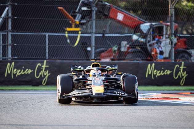 Max Verstappen driving Red Bull Racing RB21 during second practice ahead of the F1 Grand Prix of Mexico at Autodromo Hermanos Rodriguez on October 24, 2025 in Mexico City, Mexico. (Richard Callis SPP) Copyright: xRichardxCallis SPPx spp-en-RiCa-richiecallis_241025a28538
