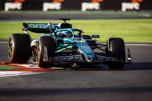 Lance Stroll driving Aston Martin AMR25 during second practice ahead of the F1 Grand Prix of Mexico at Autodromo Hermanos Rodriguez on October 24, 2025 in Mexico City, Mexico. (Richard Callis SPP) Copyright: xRichardxCallis SPPx spp-en-RiCa-richiecallis_241025a28550