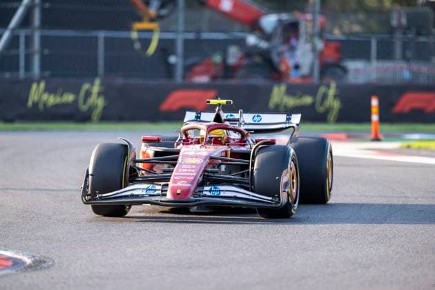 Lewis Hamilton driving Ferrari SF-25 during second practice ahead of the F1 Grand Prix of Mexico at Autodromo Hermanos Rodriguez on October 24, 2025 in Mexico City, Mexico. (Richard Callis SPP) Copyright: xRichardxCallis SPPx spp-en-RiCa-richiecallis_241025a28542
