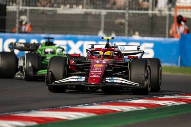 Lewis Hamilton driving Ferrari SF-25 during second practice ahead of the F1 Grand Prix of Mexico at Autodromo Hermanos Rodriguez on October 24, 2025 in Mexico City, Mexico. (Richard Callis SPP) Copyright: xRichardxCallis SPPx spp-en-RiCa-richiecallis_241025a28634