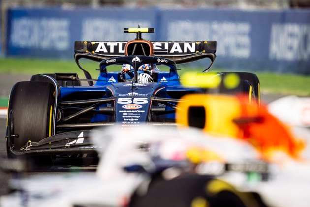 Carlos Sainz driving Williams FW47 during second practice ahead of the F1 Grand Prix of Mexico at Autodromo Hermanos Rodriguez on October 24, 2025 in Mexico City, Mexico. (Richard Callis SPP) Copyright: xRichardxCallis SPPx spp-en-RiCa-richiecallis_241025a28625