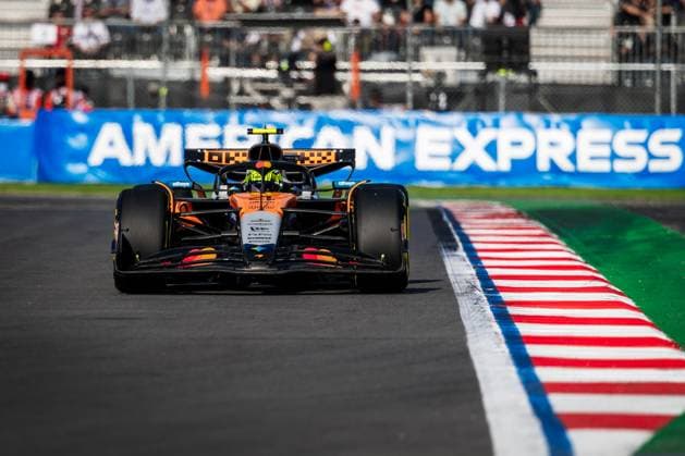 Autodromo Hermanos Rodriguez, Mexico City, Mexico. 24.October.2025; Lando Norris of Great Britain and McLaren F1 Team during Free Practice 2 Formula One Mexican Grand Prix  aflo_308097774