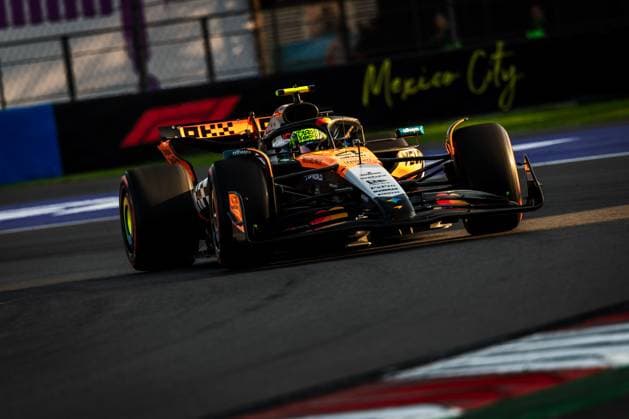 Autodromo Hermanos Rodriguez, Mexico City, Mexico. 24.October.2025; Lando Norris of Great Britain and McLaren F1 Team during Free Practice 2 Formula One Mexican Grand Prix  aflo_308097910