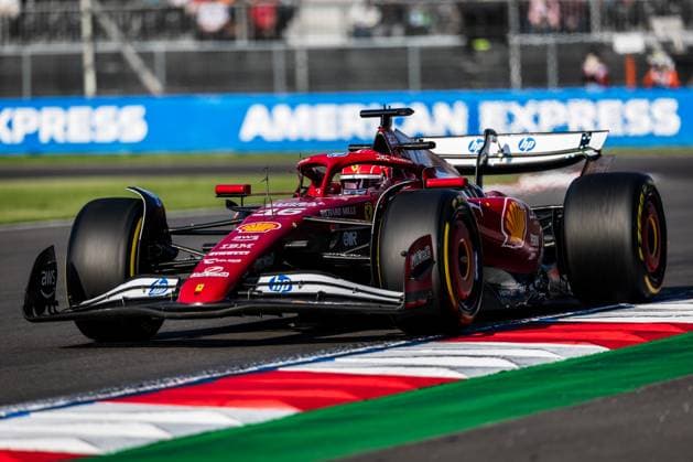 Autodromo Hermanos Rodriguez, Mexico City, Mexico. 24.October.2025; Charles Leclerc of Monaco and Scuderia Ferrari during Free Practice 2 Formula One Mexican Grand Prix  aflo_308098049