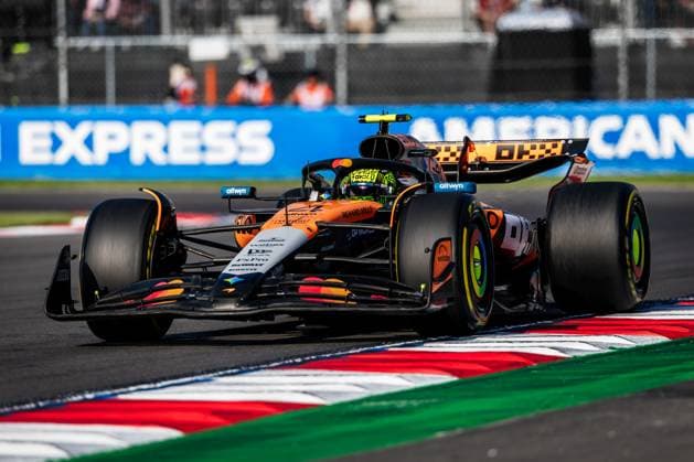 Autodromo Hermanos Rodriguez, Mexico City, Mexico. 24.October.2025; Lando Norris of Great Britain and McLaren F1 Team during Free Practice 2 Formula One Mexican Grand Prix  aflo_308098061