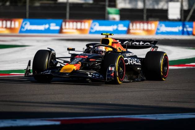Autodromo Hermanos Rodriguez, Mexico City, Mexico. 24.October.2025; Yuki Tsunoda of Japan and Oracle Red Bull Racing during Free Practice 2 Formula One Mexican Grand Prix  aflo_308098081