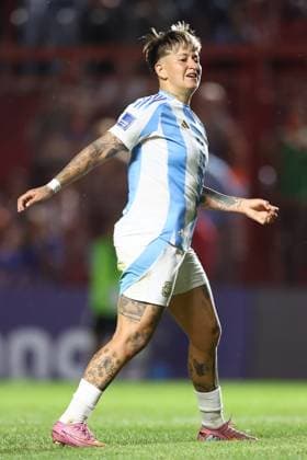 Argentina s forward Yamila Rodriguez looks on during the CONMEBOL Women s Nations League football match, qualifier for the 2027 World Cup in Brazil, between Argentina and Paraguay, at the Diego Armando Maradona stadium in Buenos Aires, Argentina on October 24, 2025. BUENOS AIRES ARGENTINA Copyright: xALEJANDROxPAGNIx