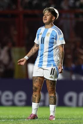 Argentina s forward Yamila Rodriguez looks on during the CONMEBOL Women s Nations League football match, qualifier for the 2027 World Cup in Brazil, between Argentina and Paraguay, at the Diego Armando Maradona stadium in Buenos Aires, Argentina on October 24, 2025. BUENOS AIRES ARGENTINA Copyright: xALEJANDROxPAGNIx
