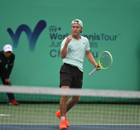 2025 ITF World Tennis Tour Junior Finals Chengdu , China Andres Santamarta Roig (ESP) vs Max Schoenhaus (GER)