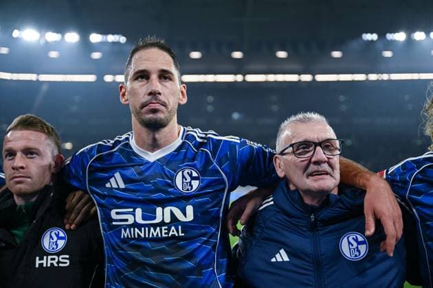 24.10.2025, Fussball, 2. Bundesliga, Saison 2025 2026, 10. Spieltag, FC Schalke 04 - SV Darmstadt, Nikola Katic (FC Schalke 04) xRHR-FOTO YYx