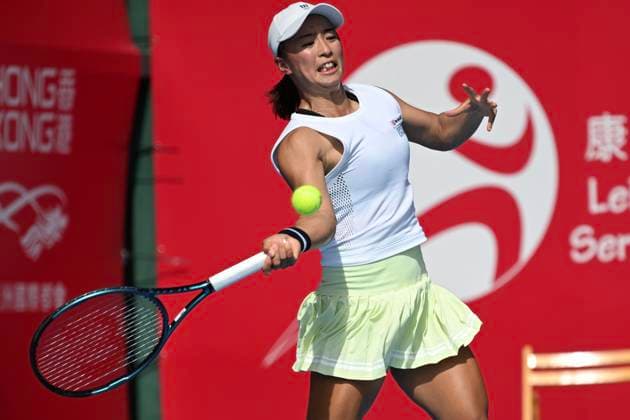 Ikumi Yamazaki In WTA250 Ikumi Yamazaki, Japan woman s tennis player during the WTA250 qualifying on October 25, 2025 In Hong Kong. (Photo by Kobe Li Nexpher Images) Hong Kong