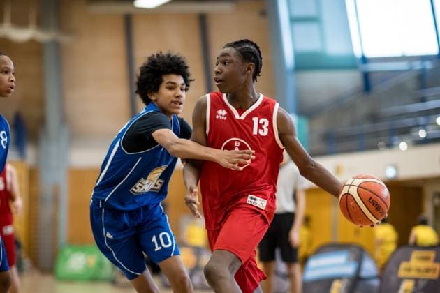 GER, U14 Frankfurt Skyliners - Team Duesseldorf Koeln Leverkusen, Herbstcup der Porsche Basketball-Akademie 2025, Basketball, 25.10.2025 GER, U14 Frankfurt Skyliners - Team Duesseldorf Koeln Leverkusen, Herbstcup der Porsche Basketball-Akademie 2025, Basketball, 25.10.2025 Ludwigsburg Copyright: xSandyxDinkelackerx EP_EER