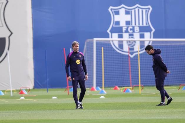 October 25, 2025, Sant Joan Despi, Barcelona, SPAIN: Marcus Sorg, assistant coach during the training day of FC Barcelona, Barca ahead the Spanish League, La Liga EA Sports, football match against Real Madrid at Ciudad Esportiva Joan Gamper on October 25, 2025 in Sant Joan Despi, Barcelona, Spain. Sant Joan Despi SPAIN - ZUMAa181 20251025_zaa_a181_010 Copyright: xJavierxBorregox