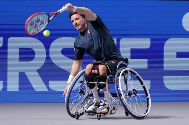 TENNIS - ATP, Tennis Herren Erste Bank Open VIENNA,AUSTRIA,25.OCT.25 - TENNIS - ATP World Tour, Erste Bank Open, wheelchair tennis. Image shows Gordon Reid (GBR).  GEPAxpictures xWalterxLuger