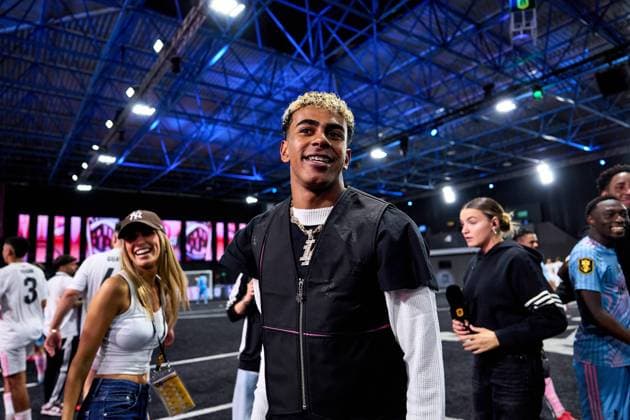 Lamine Yamal during Kings League at Cupra Arena on February 24, October 2025 Barcelona, Spain.  FerranxClotet QualityxSportxImag