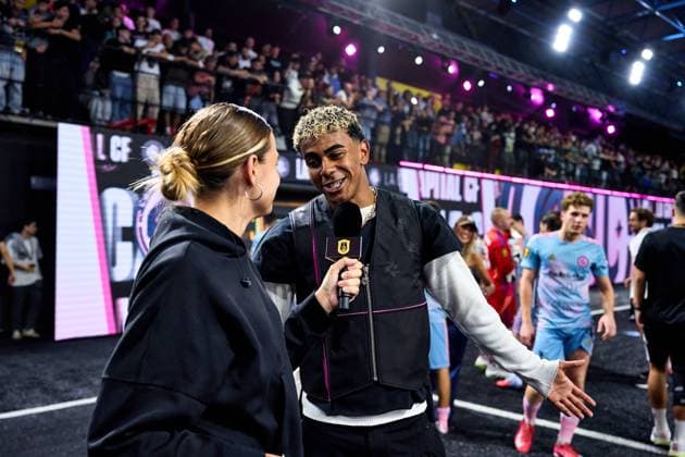 Lamine Yamal during Kings League at Cupra Arena on February 24, October 2025 Barcelona, Spain.  FerranxClotet QualityxSportxImag