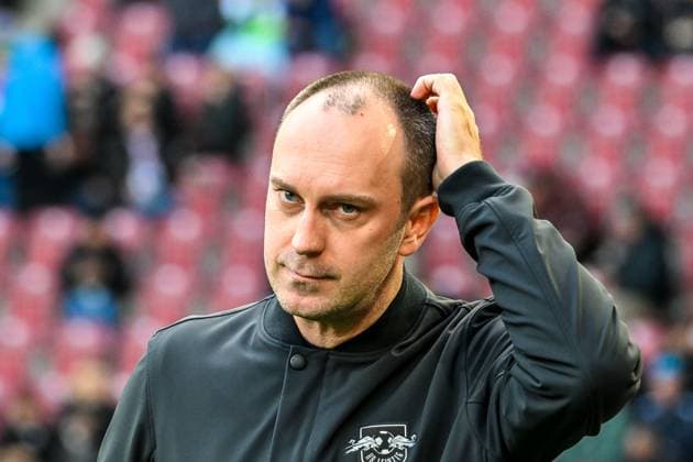 GER, 1. FBL, FC Augsburg vs RB Leipzig 25.10.2025, WWK-Arena, Augsburg, GER, 1. FBL, FC Augsburg vs RB Leipzig, im Bild Ole Werner (RB Leipzig)