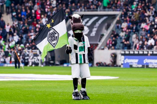 Mascot Jünter of Borussia Mönchengladbach Borussia Mönchengladbach v FC Bayern München, Bundesliga, Borussia Mönchengladbach v FC Bayern München, Stadion im Borussia-Park, October 25, 2025, Mönchengladbach, Germany.