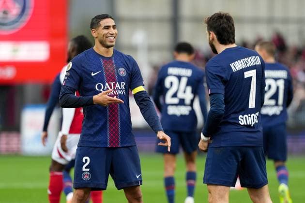 Stade Brestois 29 v Paris Saint-Germain FC - Ligue 1 McDonald s 2025 2026 02 Achraf HAKIMI (psg) during the Ligue 1 McDonald s match between Brest and Paris at Stade Francis Le Ble on October 25, 2025 in Brest, France. Brest France  Copyright: xFEPx 776348173