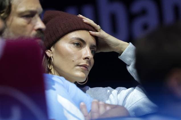 TENNIS - ATP, Tennis Herren Erste Bank Open VIENNA,AUSTRIA,25.OCT.25 - TENNIS - ATP World Tour, Erste Bank Open. Image shows Sophia Thomalla.  GEPAxpictures xWalterxLuger