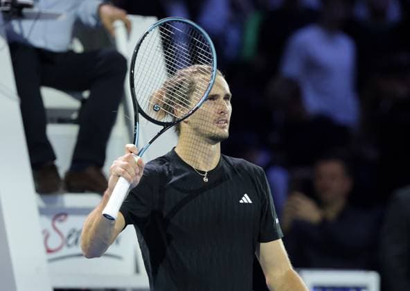 TENNIS - ATP, Tennis Herren Erste Bank Open VIENNA,AUSTRIA,25.OCT.25 - TENNIS - ATP World Tour, Erste Bank Open. Image shows the rejoicing of Alexander Zverev (GER).  GEPAxpictures xWalterxLuger
