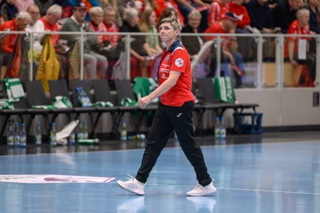Lydia Jakubisova (Thueringer HC, Co-Trainerin) GER, Thueringen, Thueringer HC gegen VfL Oldenburg, Alsco Handball Bundesliga Frauen, 1. Handballbundesliga Frauen, Handball, 6.Spieltag, Saison 2025 2026, 18.00 Uhr, 25.10.2025 GER, Thueringen, Thueringer HC gegen VfL Oldenburg, Alsco Handball Bundesliga Frauen, 1. Handballbundesliga Frauen, Handball, 6.Spieltag, Saison 2025 2026, 18.00 Uhr, 25.10.2025 Bad Langensalza Copyright: xEibner-Pressefoto MartinxHerbstx EP_MHT