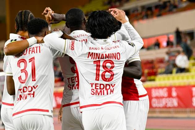 FOOTBALL : AS Monaco VS Toulouse FC - Ligue 1 McDonald s - 25 10 2025 Joy AS Monaco -but Mohammed Salisu - Ligue 1 McDonald s match between AS Monaco and Toulouse FC on October 25, 2025 at the Louis II Stadium in Monaco. MonacoMonaco  Copyright: xWilliamxCannarellax