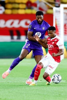 AS Monaco FC v Toulouse FC - Ligue 1 McDonald s 2025 2026 03 Mark MCKENZIE (tfc) - 31 Ansu FATI (asm) during the Ligue 1 McDonald s match between Monaco and Toulouse at Stade Louis II on October 25, 2025 in Monaco, Monaco. Monaco Monaco  Copyright: xFEPx 776348167