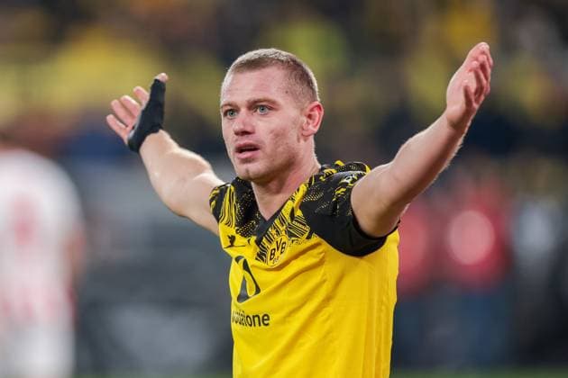 25.10.2025, 1. Bundesliga, 8. Spieltag, Borussia Dortmund - 1. FC Köln, Julian Ryerson (Borussia Dortmund) reklamiert, Dortmund Signal Iduna Park NRW Deutschland xRHR-FOTO DEx Copyright: DennisxEwert RHR-FOTOx RHR-FOTO DE