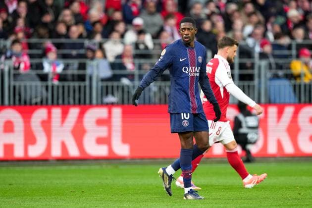 Stade Brestois 29 v Paris Saint-Germain FC - Ligue 1 McDonald s 2025 2026 10 Ousmane DEMBELE (psg) during the Ligue 1 McDonald s match between Brest and Paris at Stade Francis Le Ble on October 25, 2025 in Brest, France. Brest France  Copyright: xFEPx 776348173