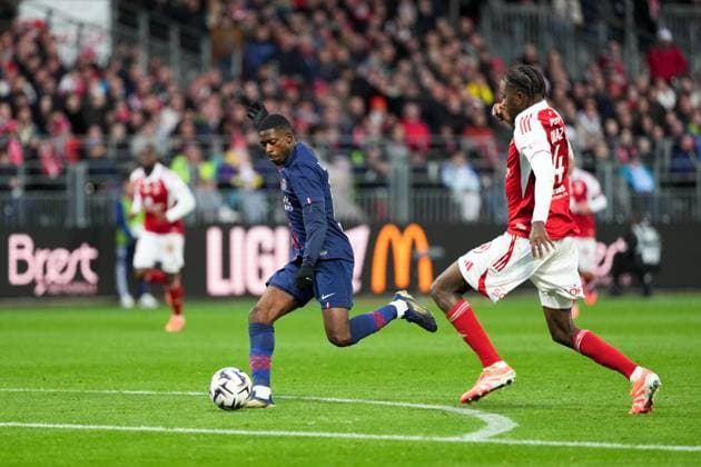 Stade Brestois 29 v Paris Saint-Germain FC - Ligue 1 McDonald s 2025 2026 10 Ousmane DEMBELE (psg) during the Ligue 1 McDonald s match between Brest and Paris at Stade Francis Le Ble on October 25, 2025 in Brest, France. Brest France  Copyright: xFEPx 776348173