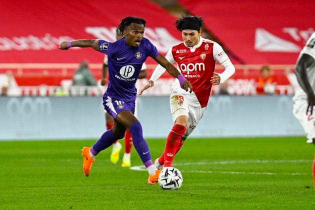 FOOTBALL : AS Monaco VS Toulouse FC - Ligue 1 McDonald s - 25 10 2025 Cristian Casseres Jr. (TFC) - Ligue 1 McDonald s match between AS Monaco and Toulouse FC on October 25, 2025 at the Louis II Stadium in Monaco. MonacoMonaco  Copyright: xWilliamxCannarellax
