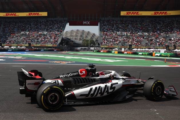 F1 Grand Prix Of Mexico City 2025 Practice 3 Esteban Ocon of Haas during the third practice ahead of the Formula 1 Grand Prix of Mexico City at Autodromo Hermanos Rodriguez in Mexico City, Mexico on October 25, 2025. Mexico City Mexico  Copyright: xJakubxPorzyckix originalFilename:porzycki-f1grandp251025_npWti.jpg
