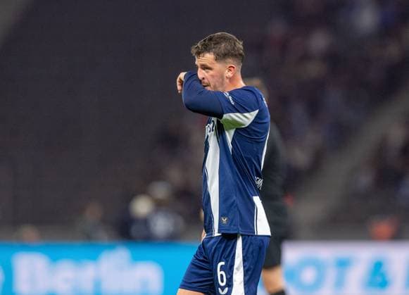 Fussball, Herren, Saison 2025 2026, 2. Bundesliga (10. Spieltag), Hertha BSC - Fortuna Düsseldorf, Diego Demme (Hertha BSC), 25.10. 2025,