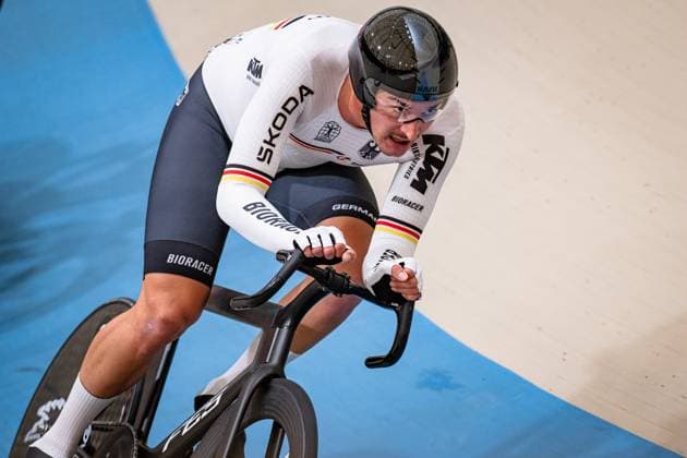 AUGENSTEIN Moritz: UCI Track cycling, Rad, Radsport, Bahnrad, Bahn World Championships 2025 AUGENSTEIN Moritz ( GER ) Germany Querformat - quer - horizontal - Landscape - Event Veranstaltung: UCI Track Cycling World Championships 2025 - Category Kategorie: Cycling - Track Cycling World Championships - Elite Men - Location Ort: South America Chile - Santiago de Chile - Velodromo Parque Penalolen Instituto - Discipline: Omnium - Scratch Race Distance: 10 km - Date Datum: 25.10.2025 Saturday Day 4 -