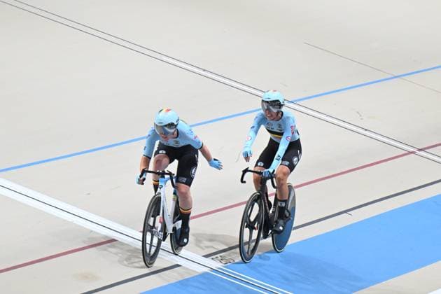 25-10-2025 World Championships Elite Women Track; Giornata 04; 2025, Belgium; Bossuyt, Shari; De Clercq, Katrijn; Santiago Del Cile - Velodromo Penalolen; 