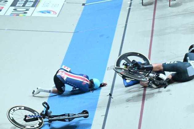 25-10-2025 World Championships Elite Women Track; Giornata 04; 2025, Usa; Ingram, Bethany; Jastrab, Megan; Santiago Del Cile - Velodromo Penalolen; 